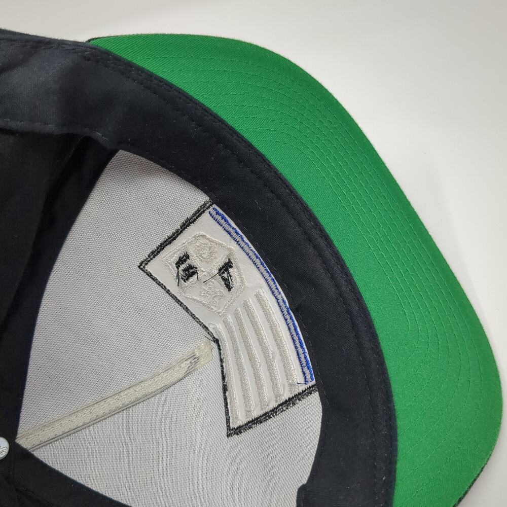 Thin Blue Line Flag Patch Snapback Hat Black One … - image 8